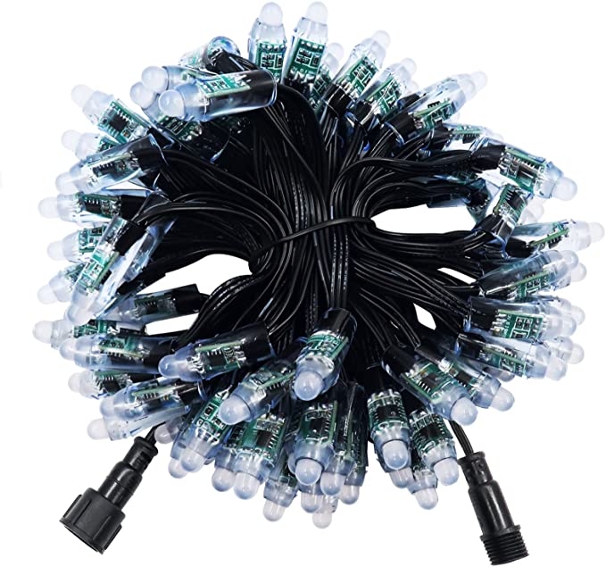 Smart 12v 50ct Bullet Node Pixels Black Wire xConnect