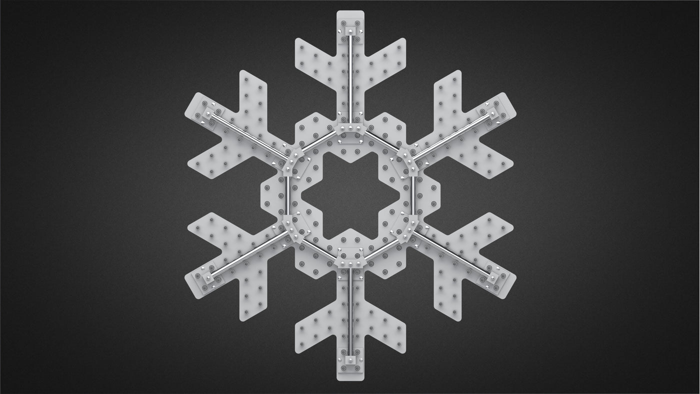 42" Snowflake Prop