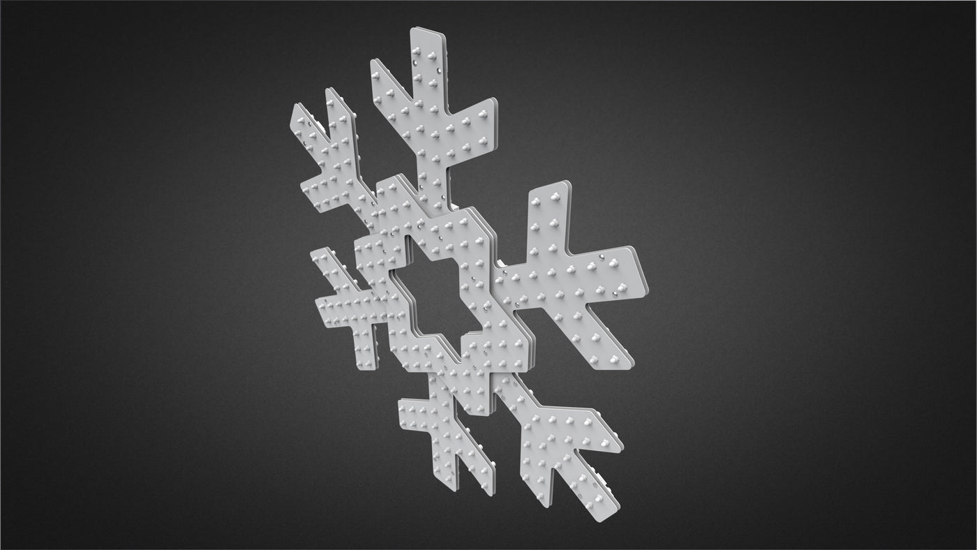 42" Snowflake Prop