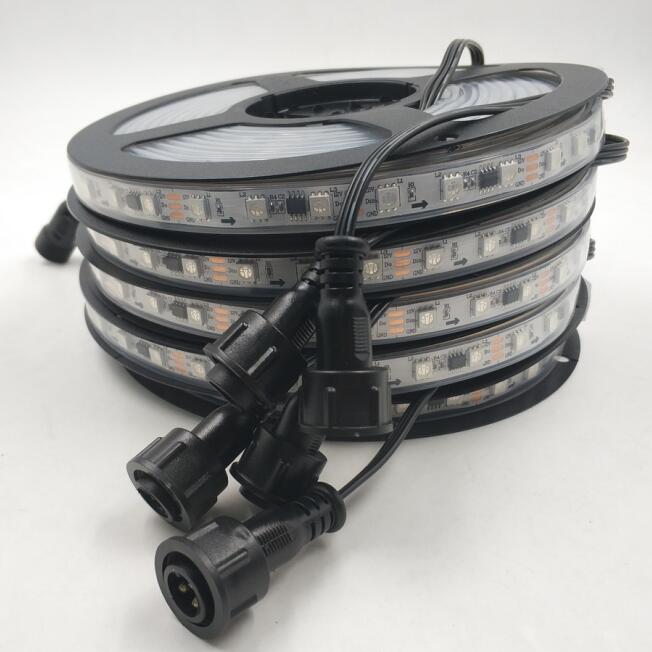 Smart 12v 60 LED/m 20 Pixels/m White in Epoxy Filled Tube 2.5m xConnect
